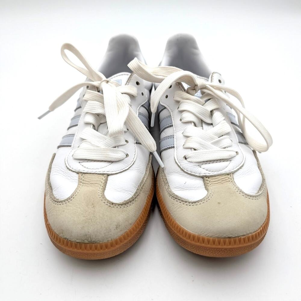 Adidas Samba OG Wonder Sneakers Shoes Women's Cloud White/Halo Blue Size US7.5 - Picture 2 of 13